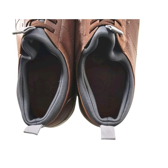 Martin Dingman Mens Cameron Sheepskin Leather Shoes Size 11 Whiskey Sneakers - Picture 5 of 8